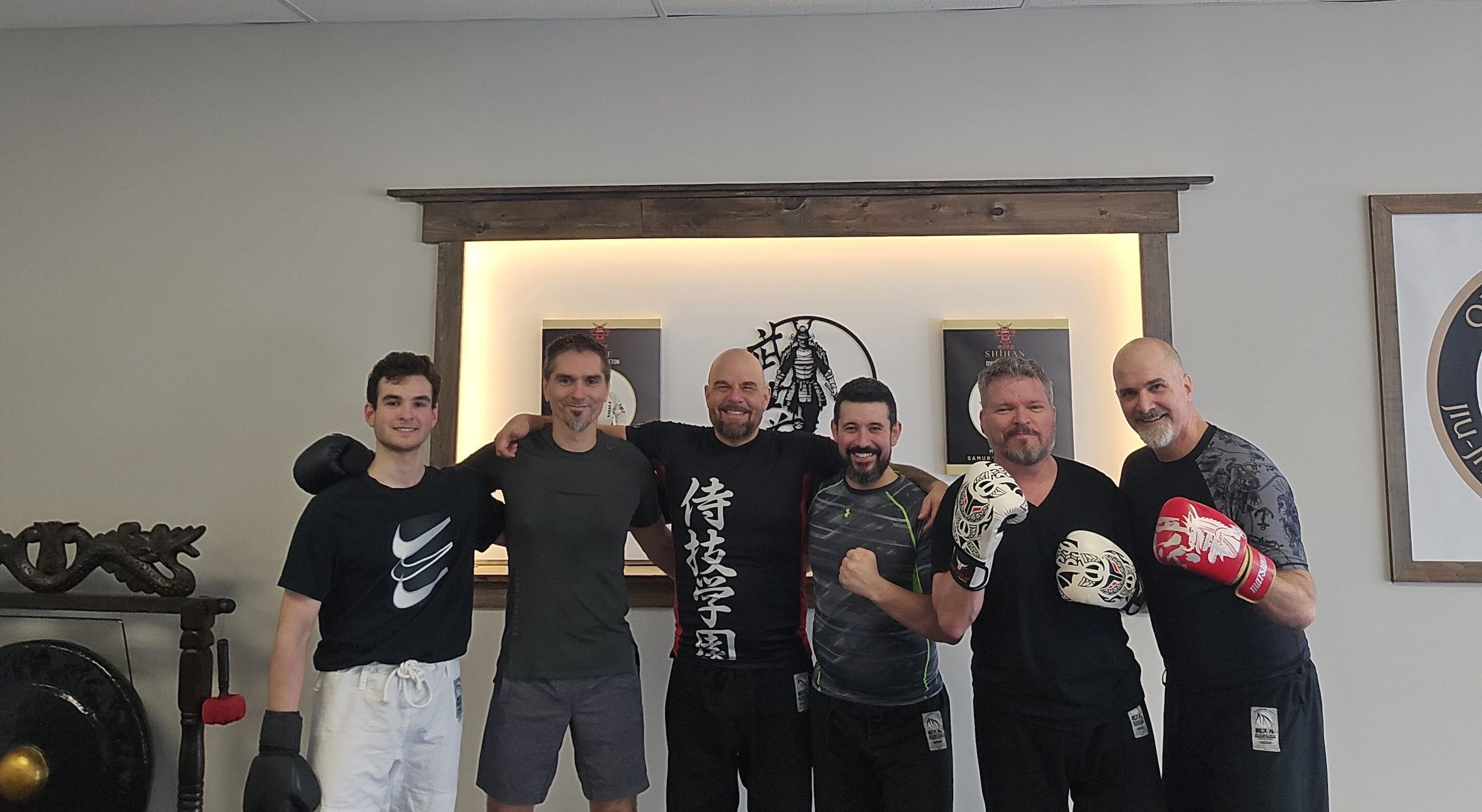 Samurai Arts Academy Chesterville kickboxing students and instructors